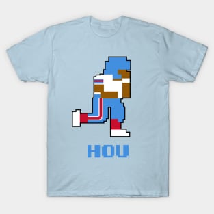 8 Bit Retro Football Shirt - Houston Oilers T-Shirt